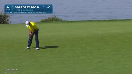Hideki Matsuyama | Round 4 | 4th hole | Shot 3 | 2025 Genesis