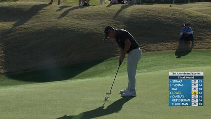 Justin Lower | Round 4 | 14th hole | Shot 4 | 2025 The American Express