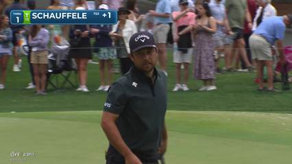 Xander Schauffele | Round 3 | 1st hole | Shot 5 | 2026 Truist Championship