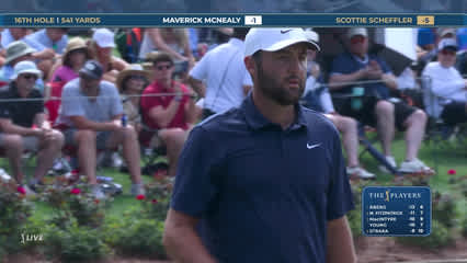 Scottie Scheffler | Round 4 | 16th hole | Shot 4 | 2026 THE PLAYERS