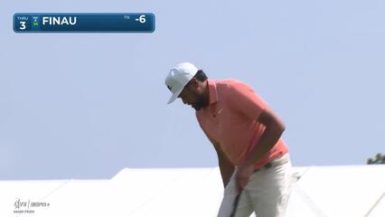Tony Finau | Round 3 | 3rd hole | Shot 4 | 2025 Houston Open