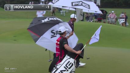 Viktor Hovland | Round 3 | 1st hole | Shot 4 | 2025 TOUR Championship