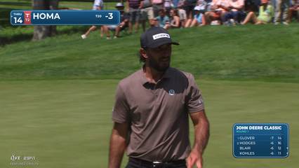 Max Homa | Round 1 | 5th hole | Shot 4 | 2026 John Deere