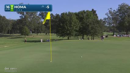 Max Homa | Round 2 | 16th hole | Shot 3 | 2025 Sanderson Farms