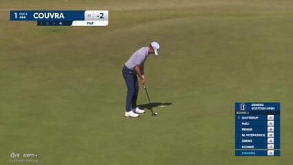 Martin Couvra | Round 3 | 1st hole | Shot 4 | 2025 Genesis Scottish Open