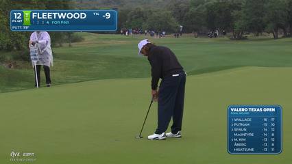 Tommy Fleetwood | Round 4 | 12th hole | Shot 4 | 2026 Valero