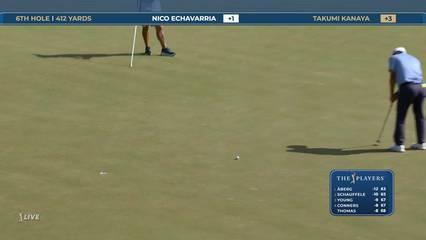 Takumi Kanaya | Round 3 | 6th hole | Shot 4 | 2026 THE PLAYERS