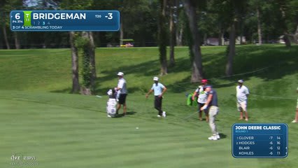Jacob Bridgeman | Round 1 | 6th hole | Shot 3 | 2026 John Deere