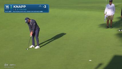 Jake Knapp | Round 2 | 16th hole | Shot 4 | 2025 Genesis
