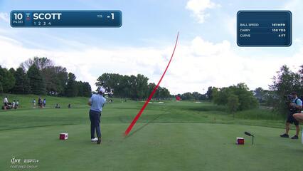 Adam Scott | Round 1 | 10th hole | Shot 1 | 2025 3M Open