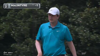 Robert MacIntyre | Round 1 | 2nd hole | Shot 3 | 2025 TOUR Championship