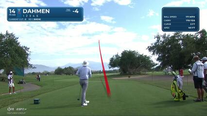 Joel Dahmen | Round 2 | 14th hole | Shot 1 | 2025 Mexico Open