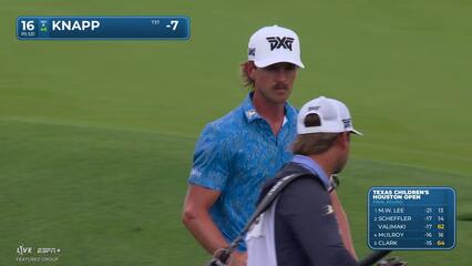 Jake Knapp | Round 4 | 16th hole | Shot 3 | 2025 Houston Open