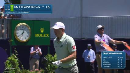 Matt Fitzpatrick | Round 2 | 1st hole | Shot 1 | 2026 Truist Championship
