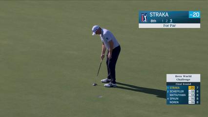 Sepp Straka | Round 4 | 8th hole | Shot 3 | 2025 Hero World Challenge