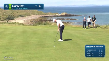 Shane Lowry | Round 1 | 4th hole | Shot 3 | 2026 Genesis Scottish Open