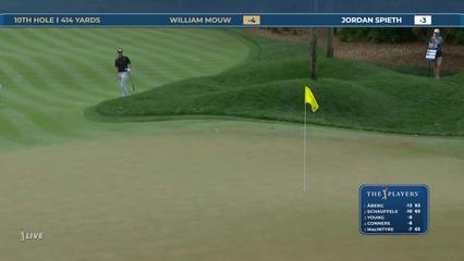 William Mouw | Round 3 | 10th hole | Shot 3 | 2026 THE PLAYERS