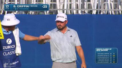 Ben Griffin | Round 3 | 17th hole | Shot 2 | 2025 Zurich Classic