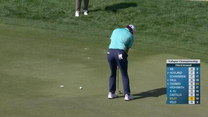 Davis Riley | Round 3 | 11th hole | Shot 4 | 2025 Valspar