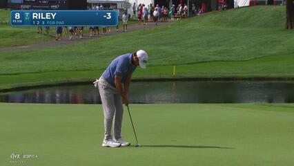 Davis Riley | Round 1 | 8th hole | Shot 3 | 2025 Travelers