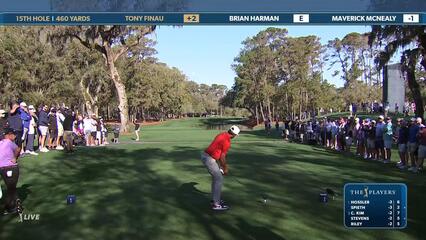 Tony Finau | Round 1 | 15th hole | Shot 1 | 2025 THE PLAYERS