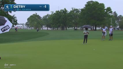 Thomas Detry | Round 1 | 4th hole | Shot 1 | 2025 Houston Open