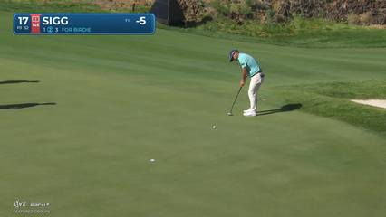 Greyson Sigg | Round 1 | 17th hole | Shot 3 | 2025 Bank of Utah