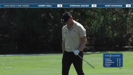 Harry Hall | Round 2 | 14th hole | Shot 2 | 2026 THE PLAYERS