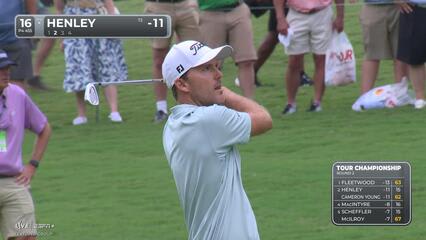 Russell Henley | Round 2 | 16th hole | Shot 2 | 2025 TOUR Championship