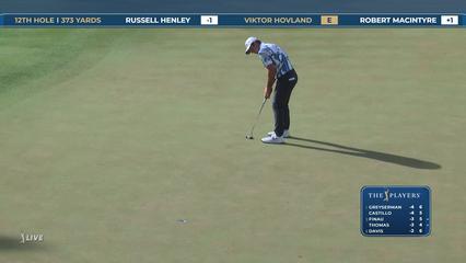 Viktor Hovland | Round 1 | 12th hole | Shot 4 | 2026 THE PLAYERS