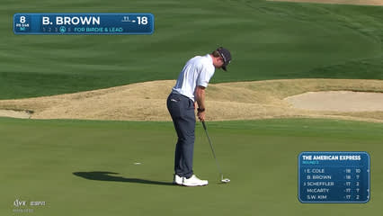 Blades Brown | Round 3 | 8th hole | Shot 5 | 2026 The American Express