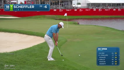 Scottie Scheffler | Round 2 | 18th hole | Shot 3 | 2026 3M Open