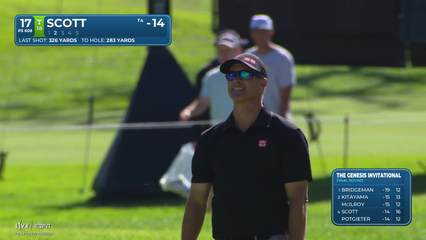 Adam Scott | Round 4 | 17th hole | Shot 2 | 2026 The Genesis