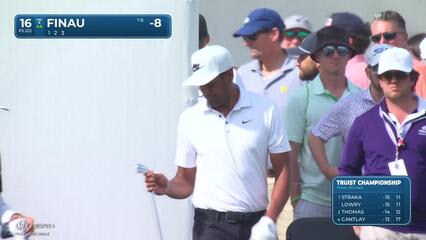 Tony Finau | Round 4 | 16th hole | Shot 1 | 2025 Truist Championship