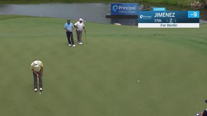 Miguel Angel Jiménez | Round 1 | 17th hole | Shot 3 | 2025 Principal