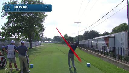 Andrew Novak | Round 1 | 15th hole | Shot 1 | 2025 Charles Schwab