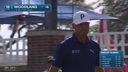 Gary Woodland | Round 1 | 18th hole | Shot 3 | 2025 Rocket Classic