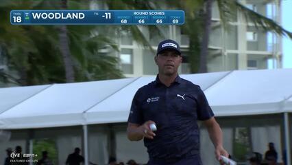 Gary Woodland | Round 4 | 18th hole | Shot 4 | 2025 Sony Open