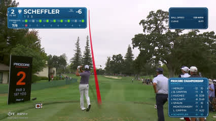 Scottie Scheffler | Round 2 | 2nd hole | Shot 1 | 2025 Procore