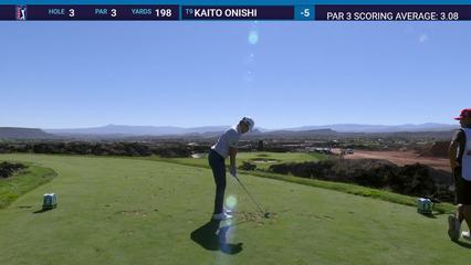 Kaito Onishi | Round 2 | 3rd hole | Shot 1 | 2025 Bank of Utah