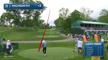Joe Highsmith | Round 1 | 15th hole | Shot 1 | 2025 the Memorial