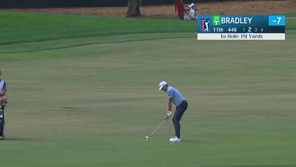 Keegan Bradley | Round 4 | 11th hole | Shot 2 | 2025 Arnold Palmer Invitational