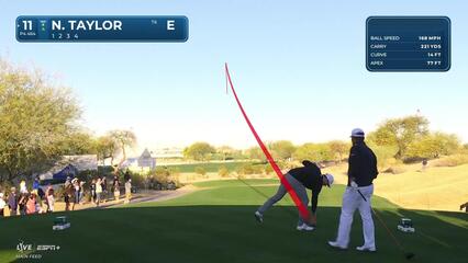 Nick Taylor | Round 1 | 11th hole | Shot 1 | 2025 WM Phoenix Open