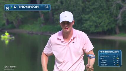 Davis Thompson | Round 4 | 16th hole | Shot 2 | 2025 John Deere