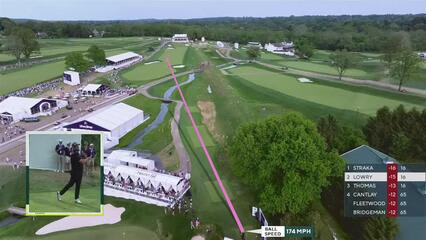 Shane Lowry | Round 4 | 17th hole | Shot 1 | 2025 Truist Championship