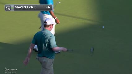 Robert MacIntyre | Round 1 | 14th hole | Shot 3 | 2025 BMW Championship