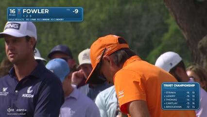 Rickie Fowler | Round 4 | 16th hole | Shot 1 | 2025 Truist Championship
