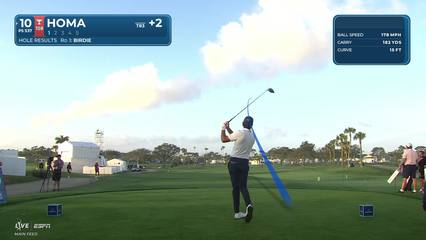 Max Homa | Round 2 | 10th hole | Shot 1 | 2026 Cognizant Classic
