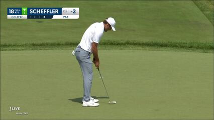 Scottie Scheffler | 2023 the Memorial | Round 3 | 18th hole | Shot 5