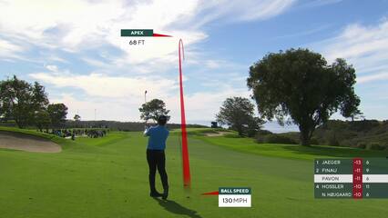 Matthieu Pavon | 2024 Farmers | Round 4 | 7th hole | Shot 2